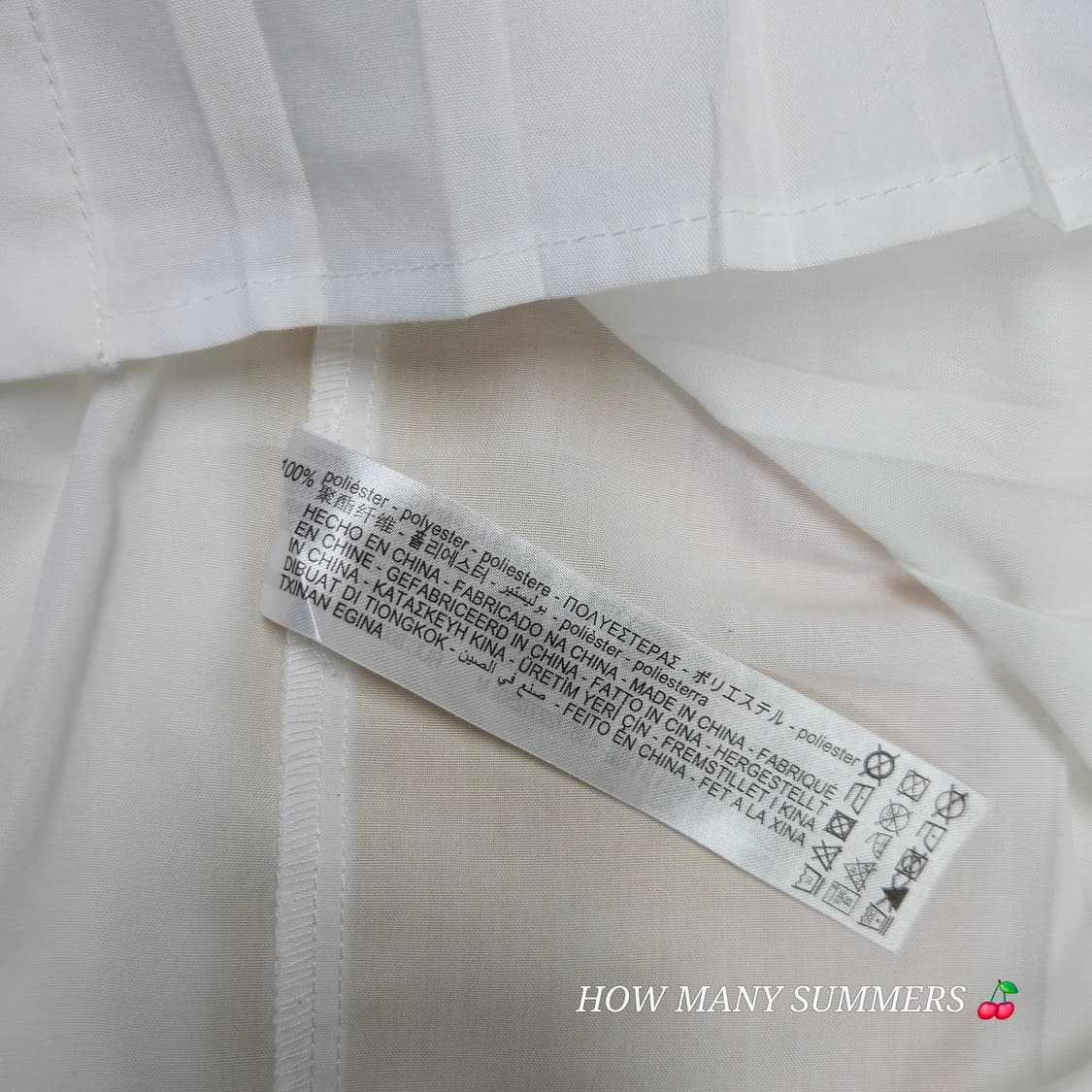 ​ZARA 자라 주름 셔츠 밴드넥 케이프 소매 블라우스 화이트 M 상품이미지6