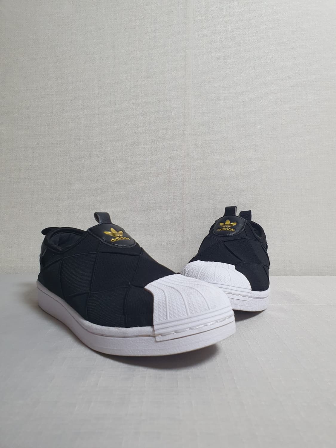 230mm 아디다스 슈퍼스타 슬립온 블랙 상품이미지1