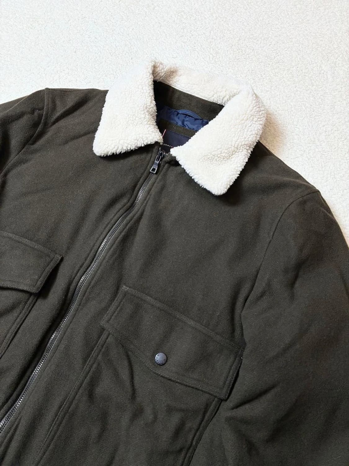 타미힐피거 18ss 울 봄버 하이넥 블루종 자켓 PN7216 상품이미지2