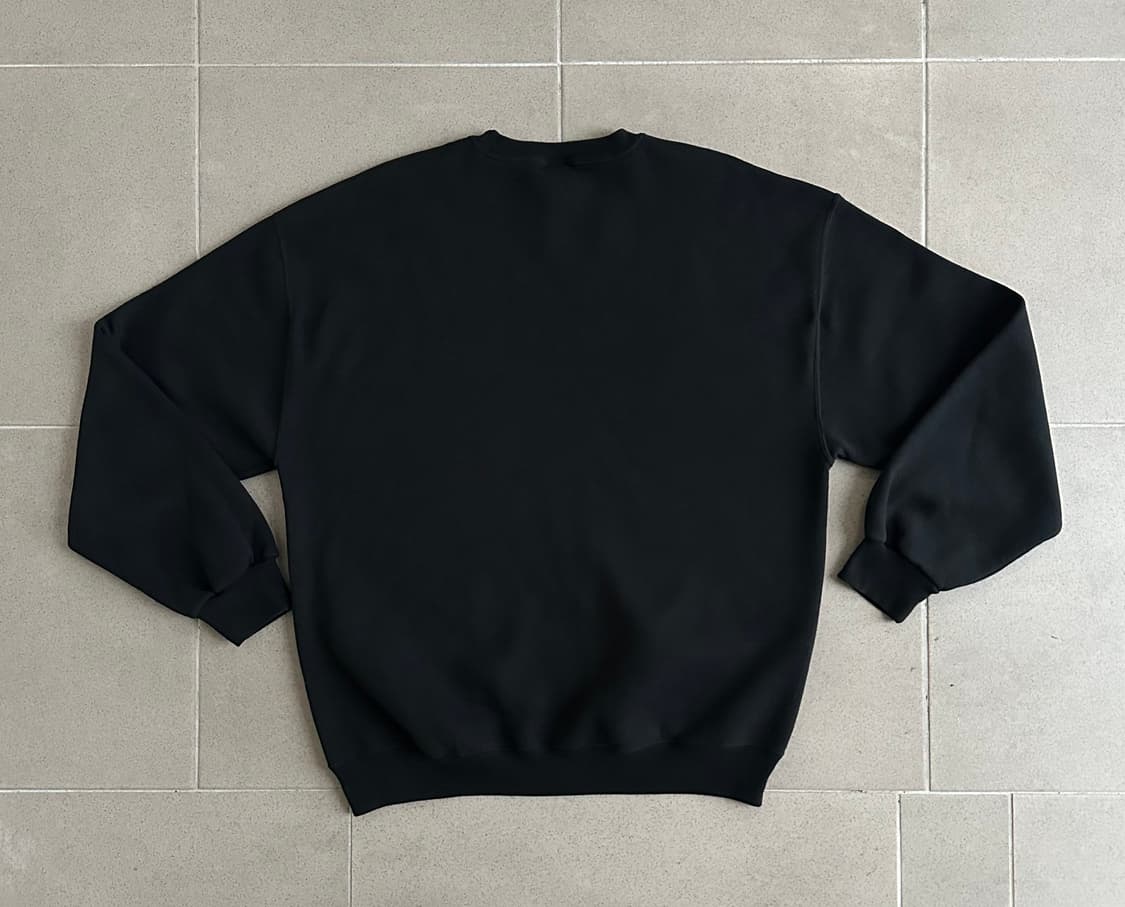 90s 빈티지 러셀 스웻셔츠 블랙 XL 상품이미지2