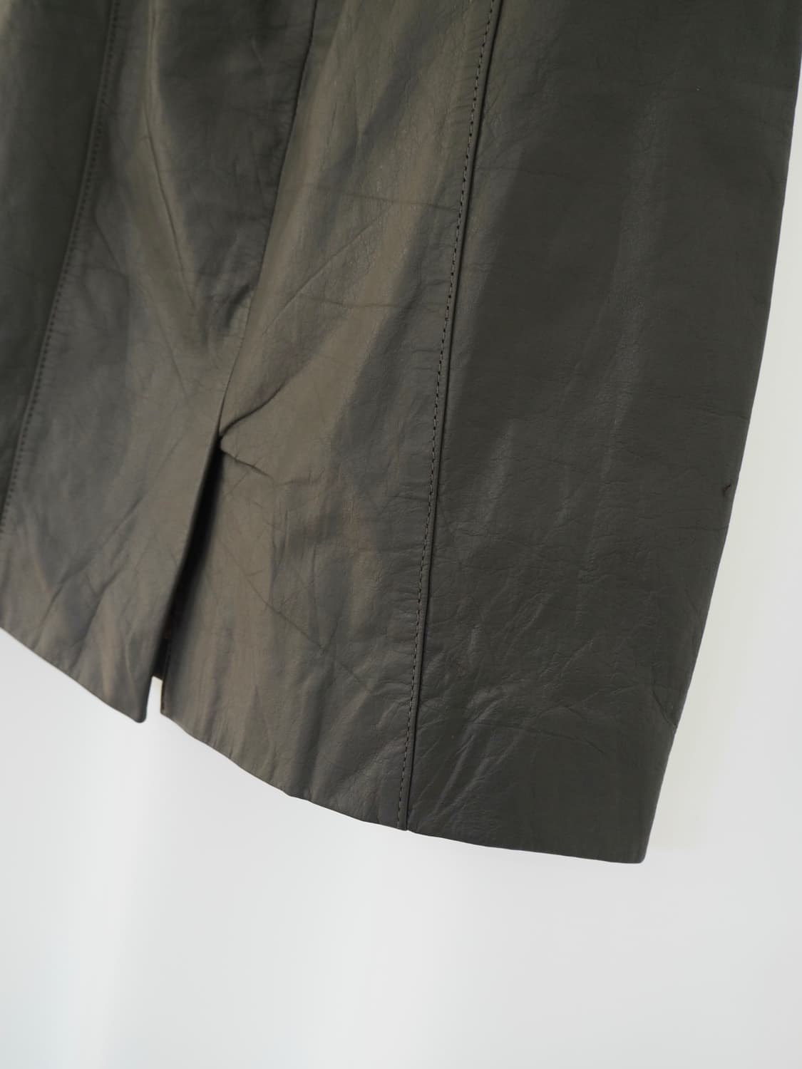 vintage leather skirt  상품이미지3
