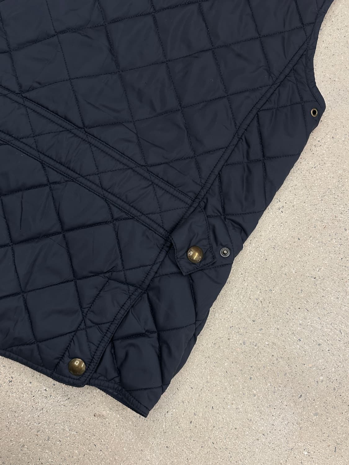 폴로 랄프로렌 네이비 코듀로이 퀼팅 베스트 상품이미지6