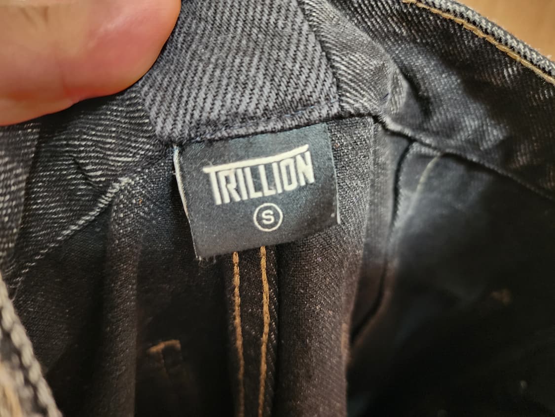 (S)트릴리온 더블 레이어 카펜터 카고 데님 팬츠 상품이미지4