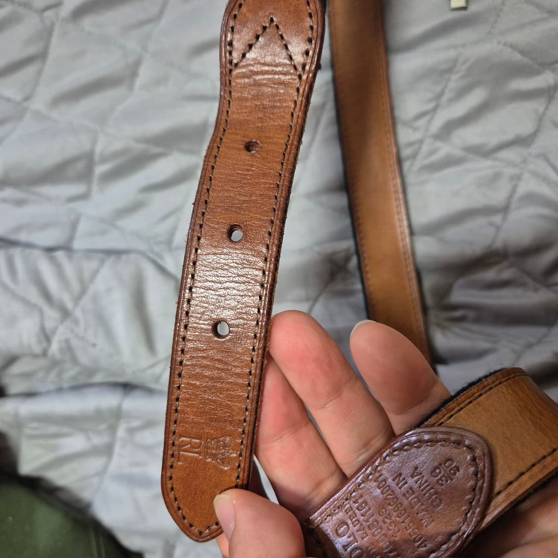 폴로 블랙와치 벨트36 실사이즈33ㅡ34 상품이미지5