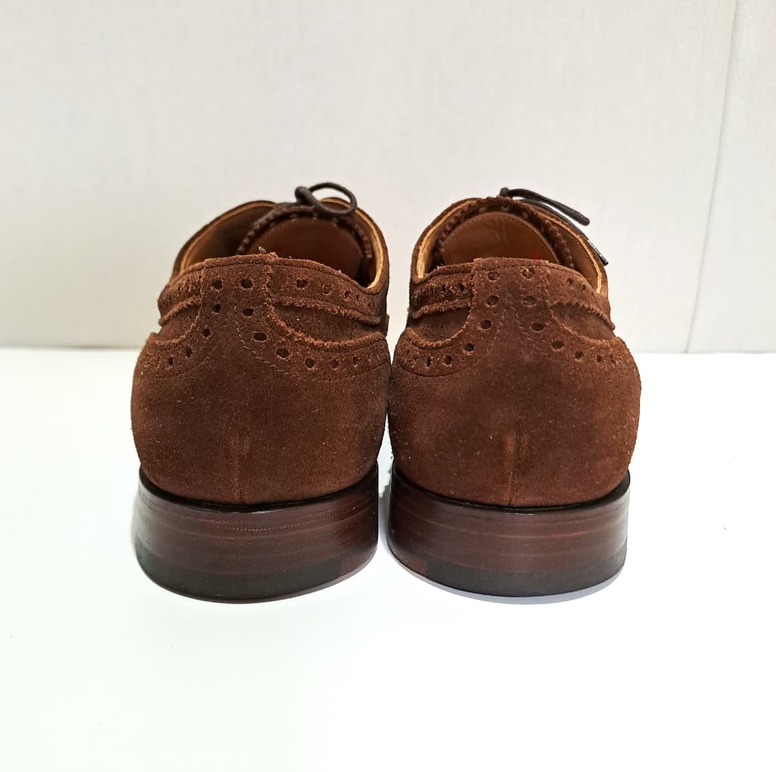 (택포) 조셉치니 스웨이드 브라운 슈즈  8.5 B736 상품이미지7