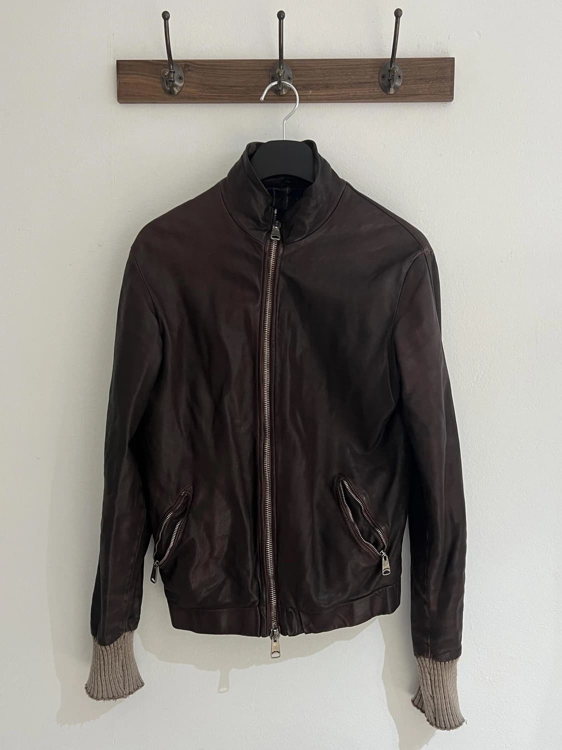 조르지오 브라토 레더 자켓 상품이미지1