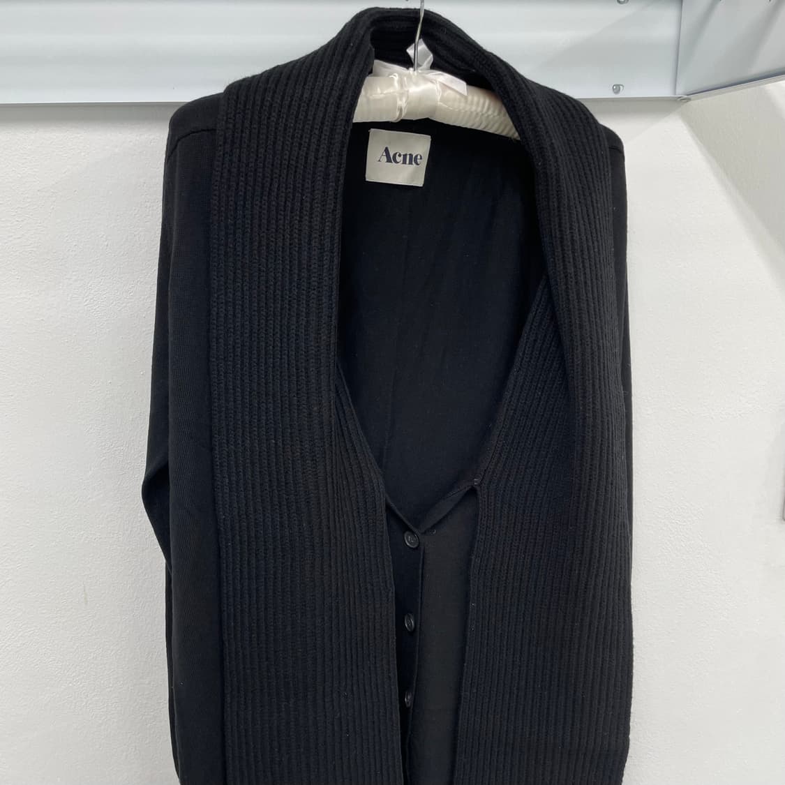 아크네 양모 롱 가디건 상품이미지3
