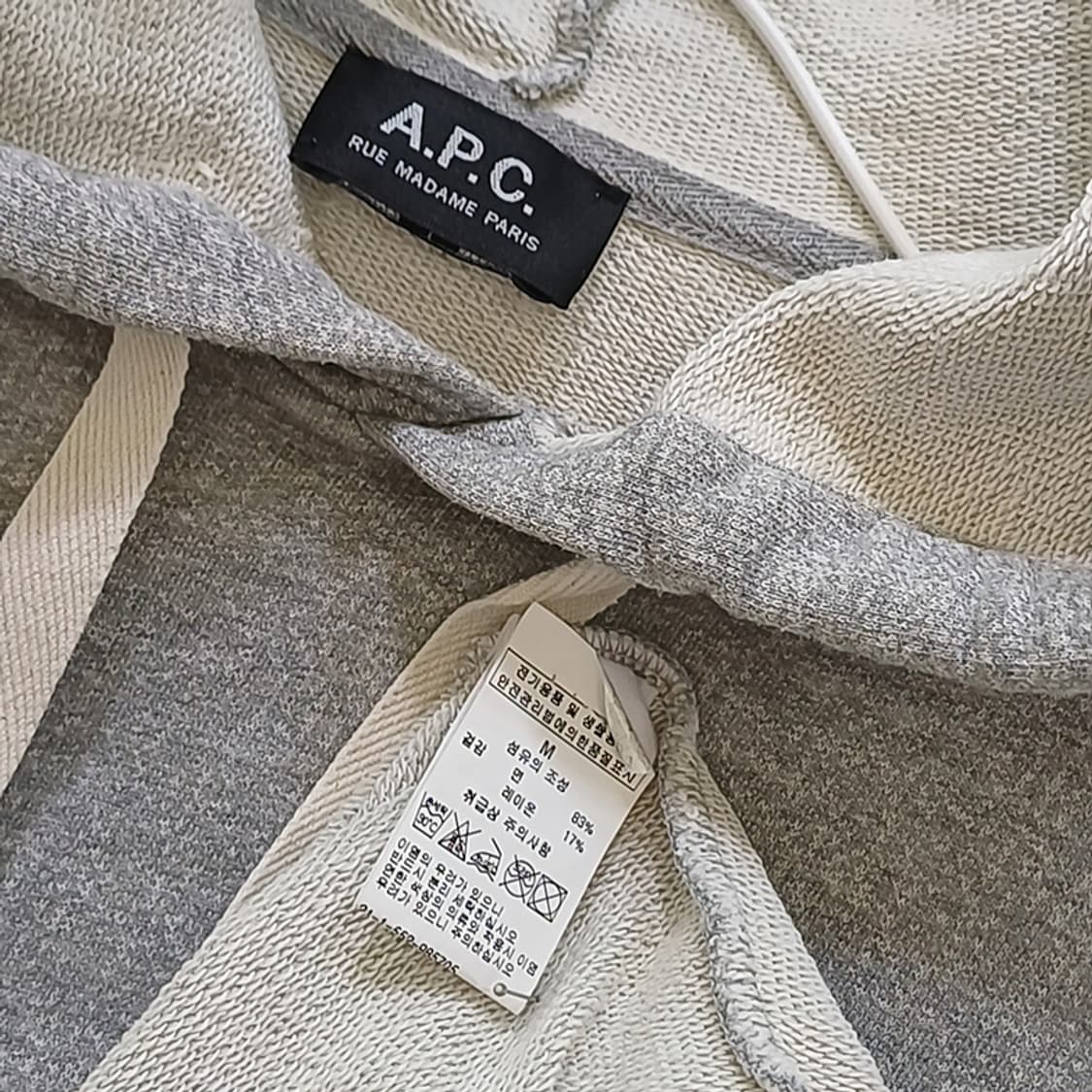 국내정품 아페쎄 후드 티 여성 루즈핏 M 66 사랑봉봉 상품이미지3