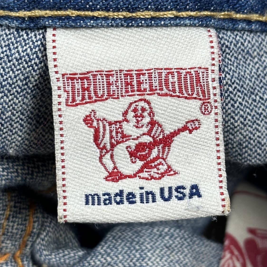 트루릴리전 USA 로우라이즈 부츠컷 데님 팬츠 (32인치) 상품이미지8