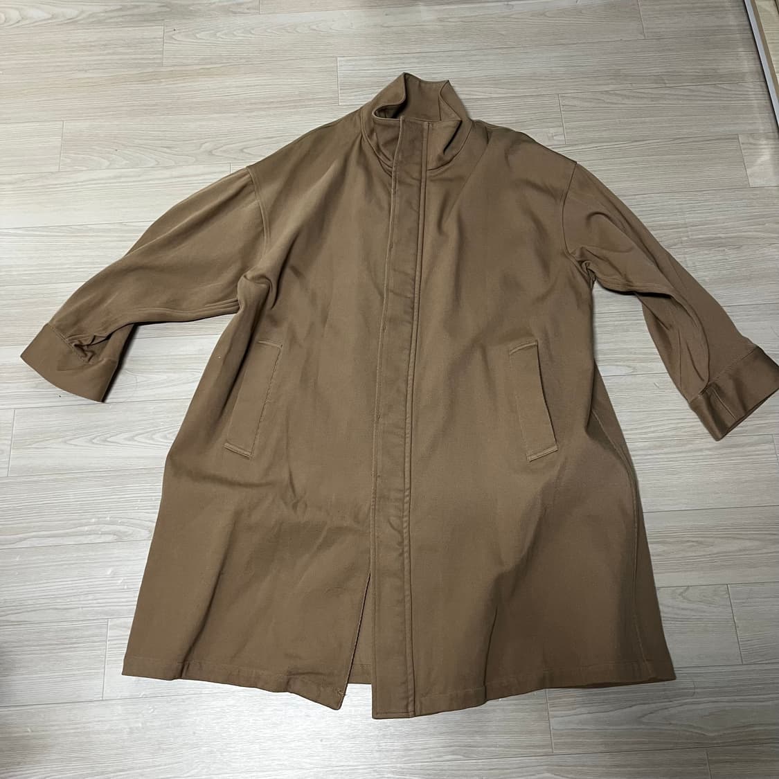 새상품) 그라프페이퍼 하드 트윌 코트 1 베이지 상품이미지1