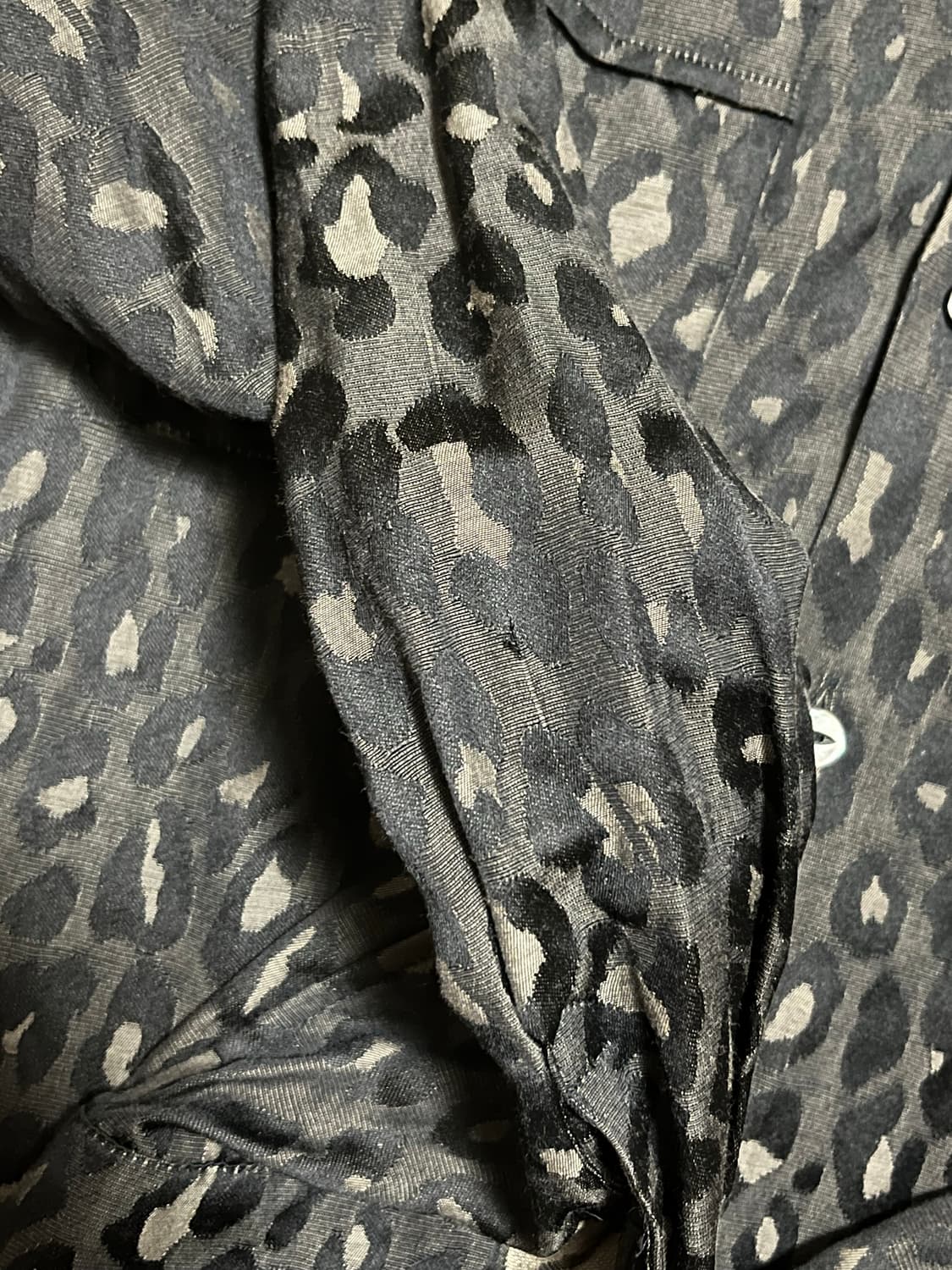 니들스 / 웨스턴 셔츠 레이온 레오파드 자카드 S 상품이미지3