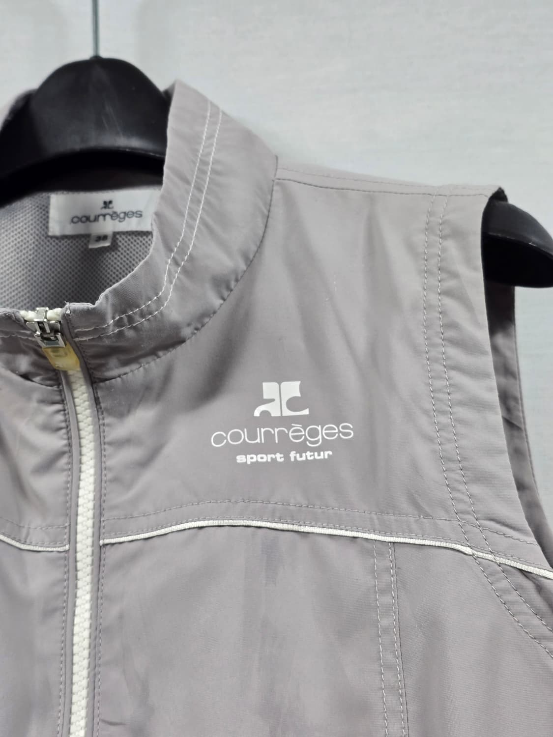 Courreges 꾸레쥬 그레이 로고 베스트 38 상품이미지2