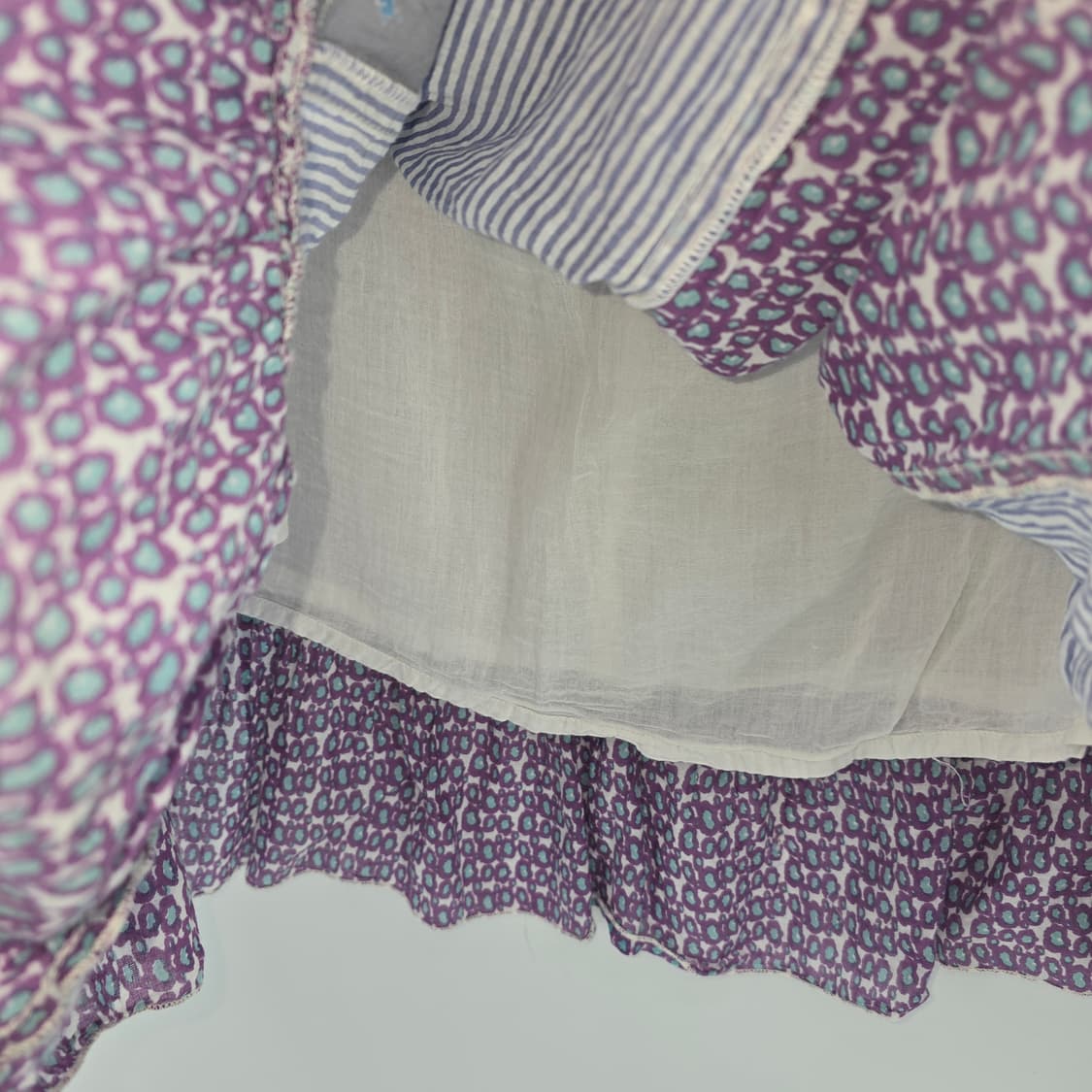 일본빈티지 패치워크 플라워 패턴 스커트 모리걸 상품이미지6