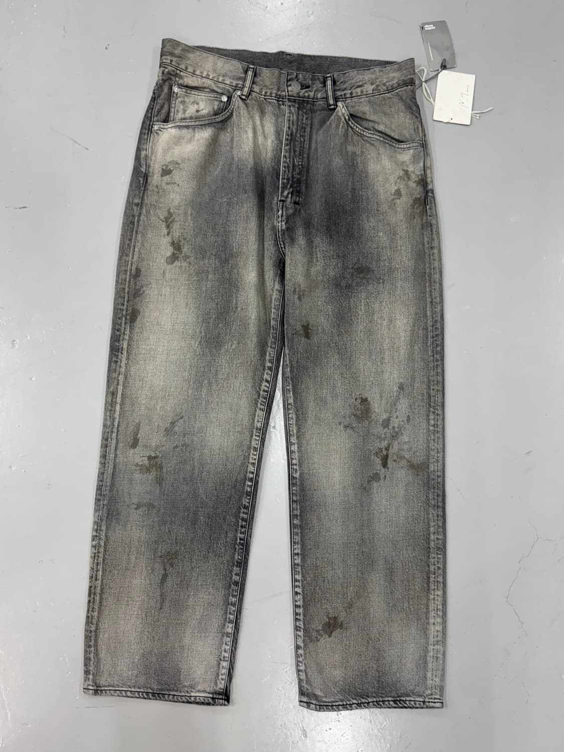 Ancellm 안셀름 에이징 5p 스트레이트 블랙데님 3size 상품이미지2