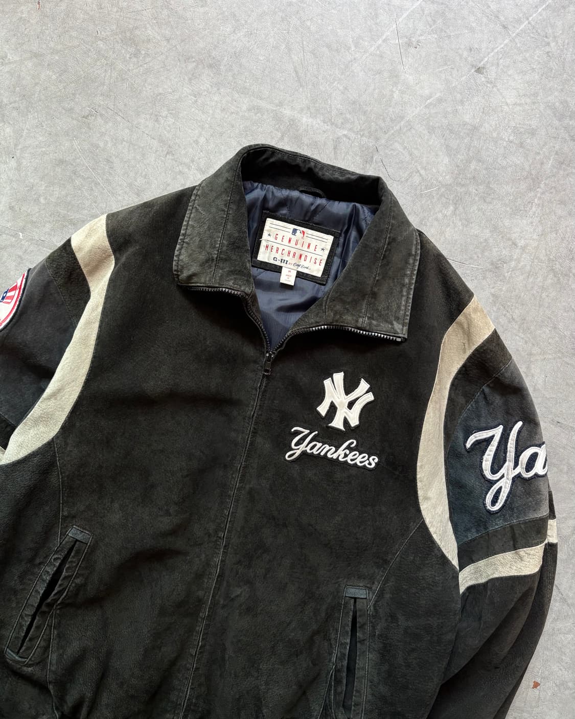 90’s Yankees 뉴욕양키즈 스웨이드 자켓 상품이미지6