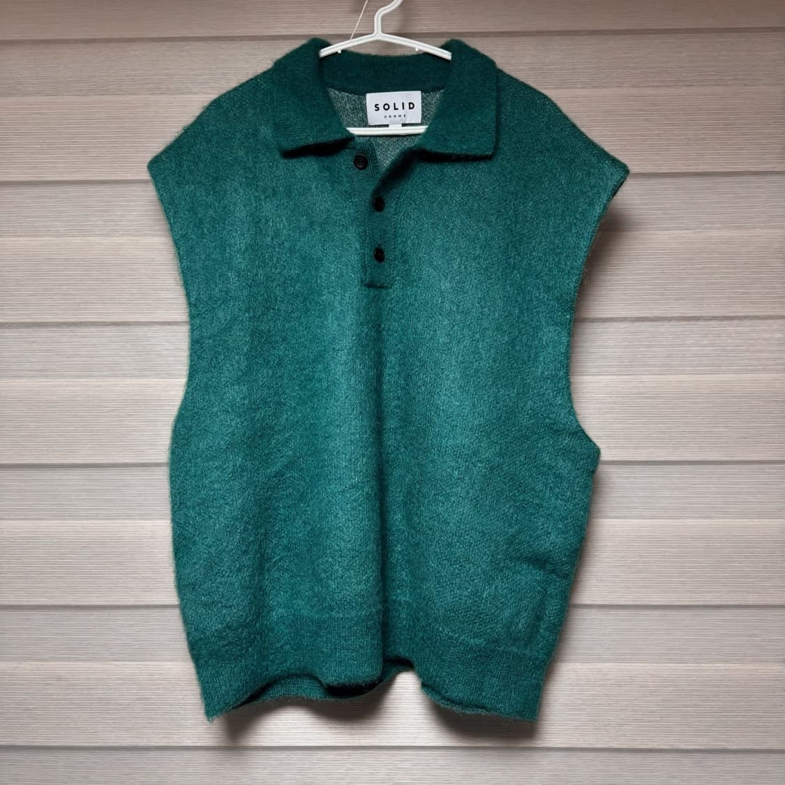 솔리드 옴므 니트 베스트 상품이미지1