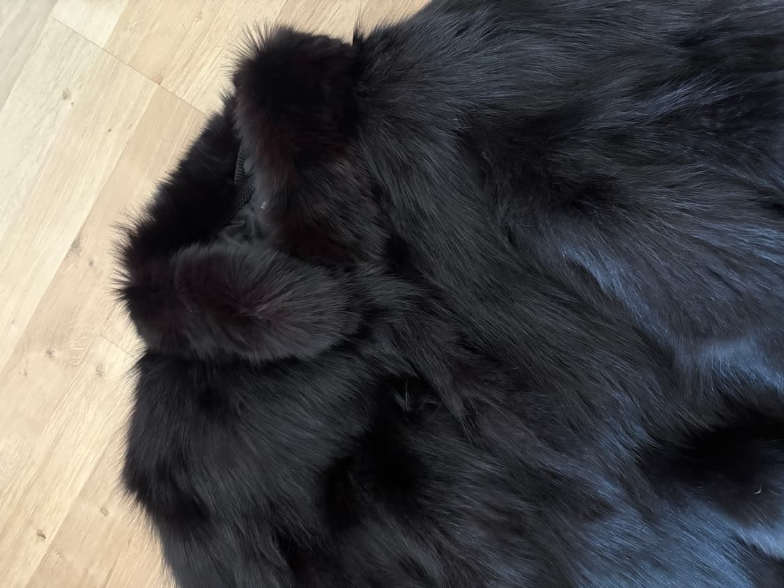 블랙 리얼 폭스 자켓 상품이미지5