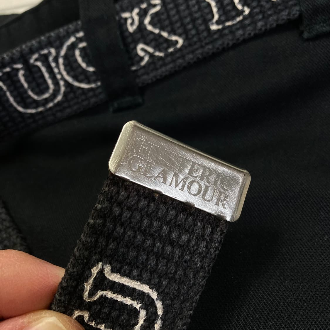 (L/XL) 슈프림 17FW 히스테릭 글래머 fuck you 벨트 블랙 상품이미지3