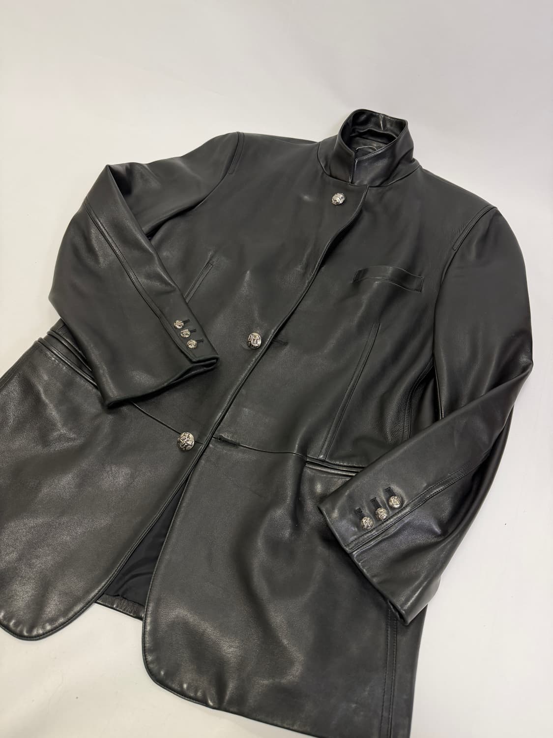 90s 지아니 베르사체 아카이브 레더 자켓 상품이미지1