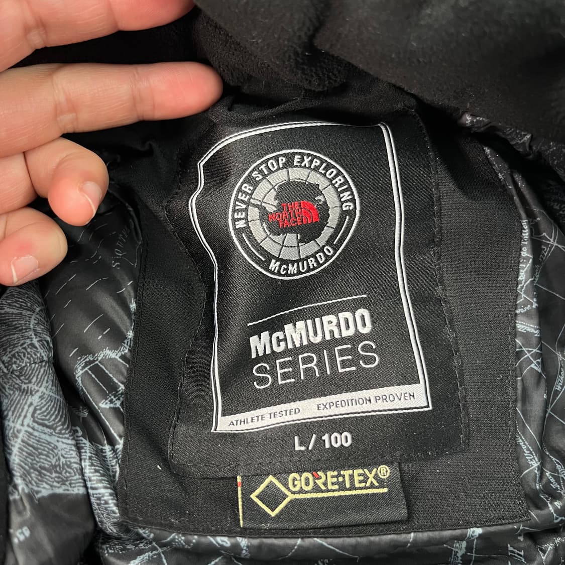 100 노스페이스 맥머도 시티 고어텍스 롱패딩 상품이미지3