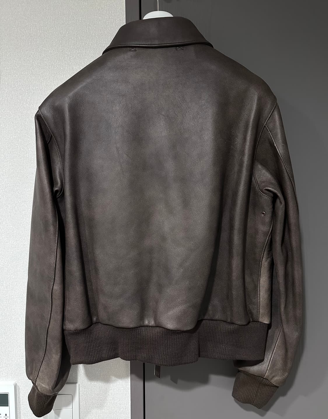 페라라코리아 페라라 코리아 A2 A-2 양가죽 자켓 다크 브라운 L 상품이미지2