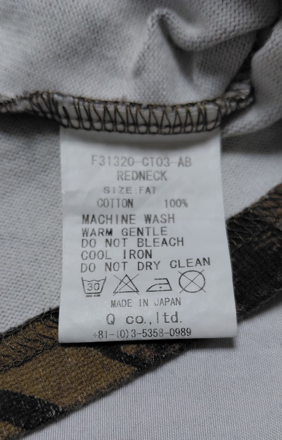 [95/M] FAT 리얼트리 카모 헤비웨이트 포켓 티셔츠-REDNECK 상품이미지6