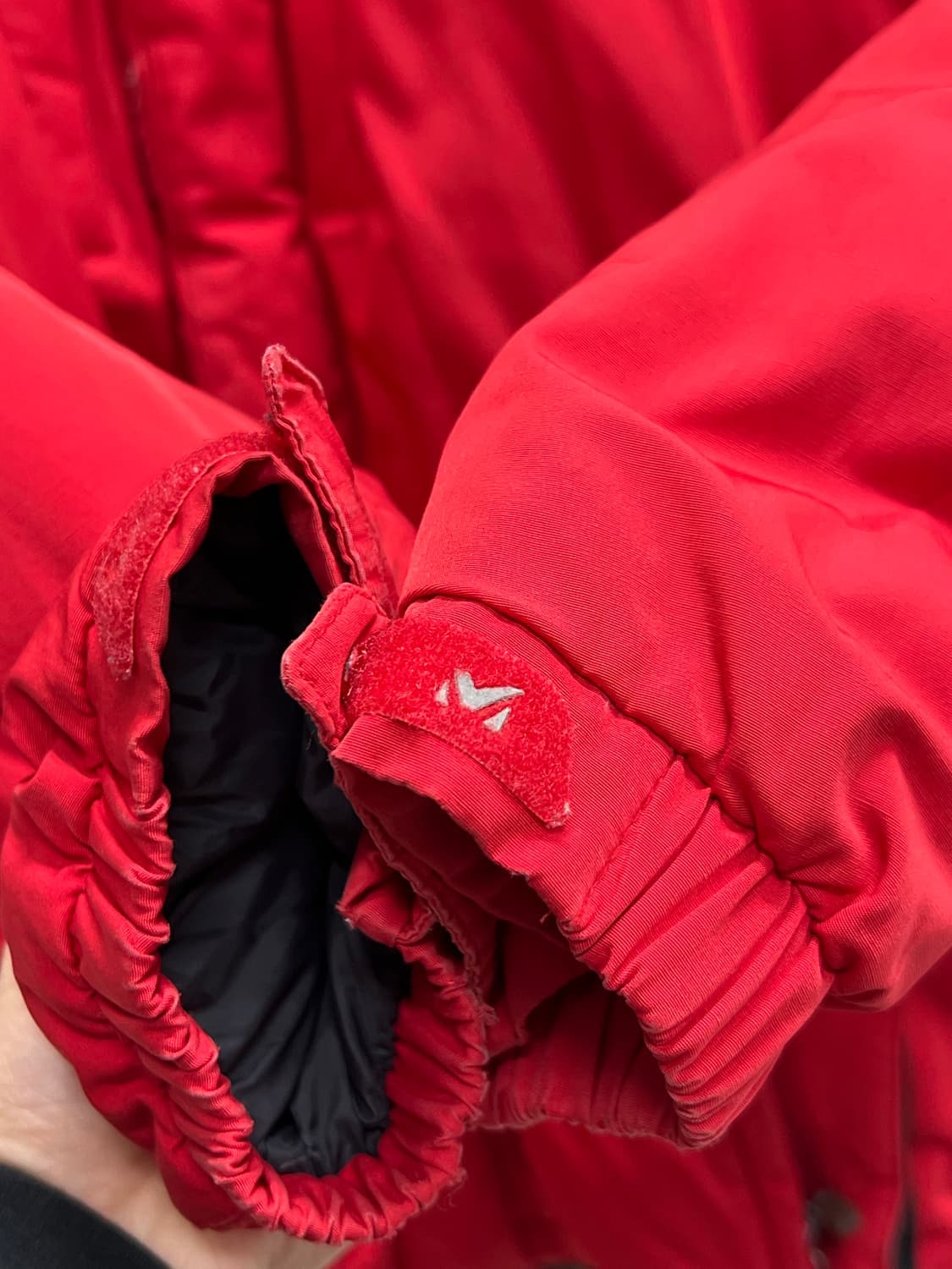 (100) 밀레 구스다운 패딩 자켓 레드 상품이미지6