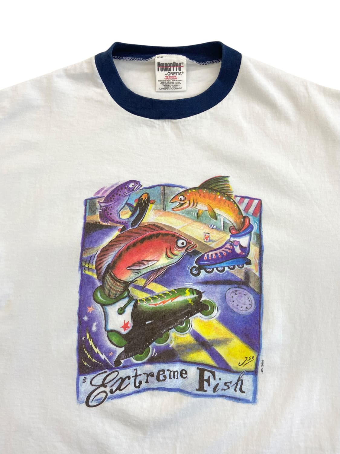 1997 Extreme Fish 링거 반팔티셔츠  상품이미지3