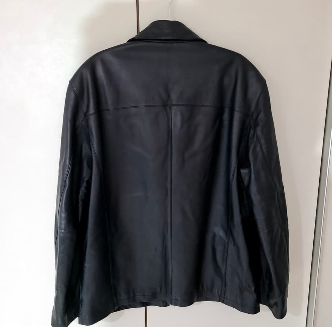 빈티지 양가죽100% 램스킨 싱글 레더 자켓 상품이미지2