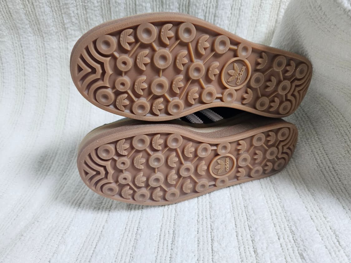 아디다스 x 아트모스 가젤 볼드 코어 블랙 코어 화이트 레더 230 상품이미지9