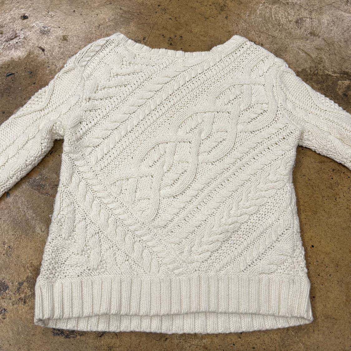 폴로 랄프로렌 라운드넥 꽈배기 니트  상품이미지4