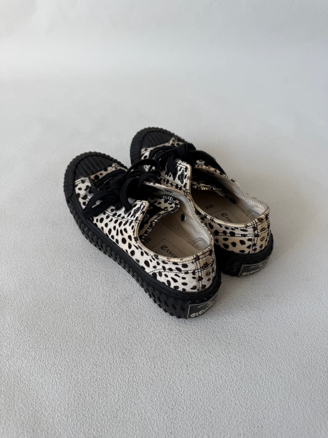 [220]엑셀시오르(excelsior) 호피 송치 캔버스 스니커즈 상품이미지5