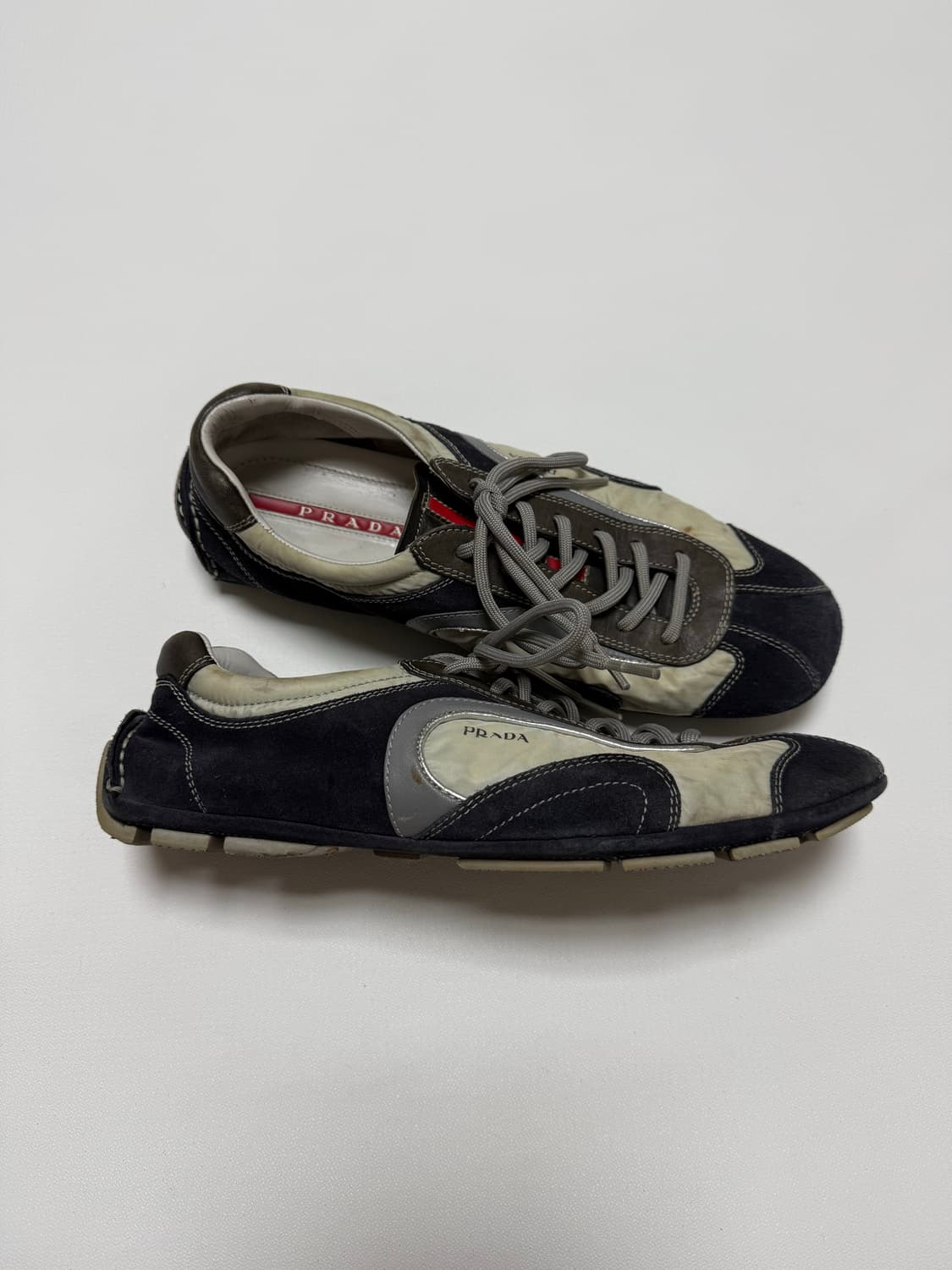 프라다 몬테카를로 스니커즈 플랫슈즈 uk8 상품이미지4
