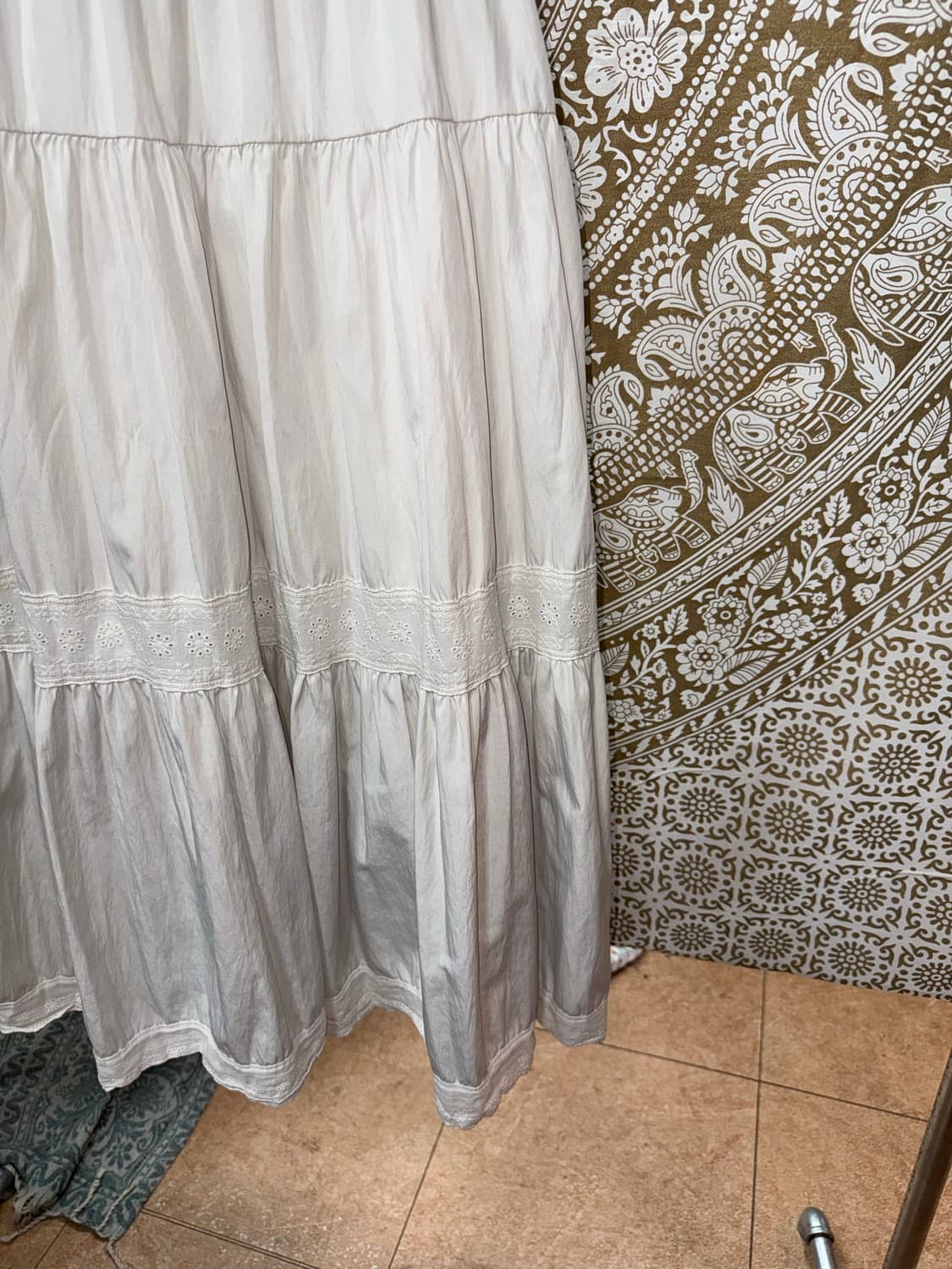 빈티지 여성 밴딩 레이스 캉캉 스커트  상품이미지5