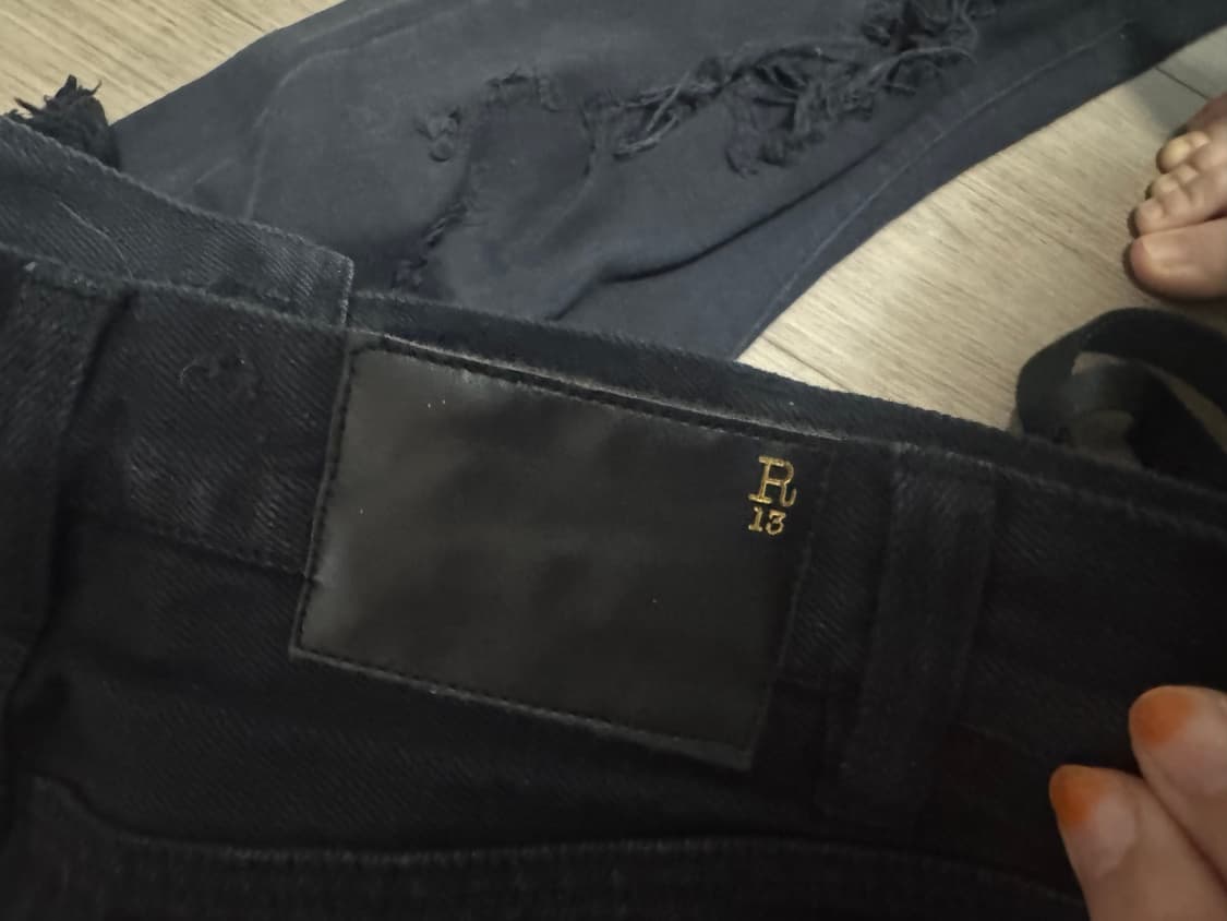 R13 레이어드 데님 팬츠 상품이미지7