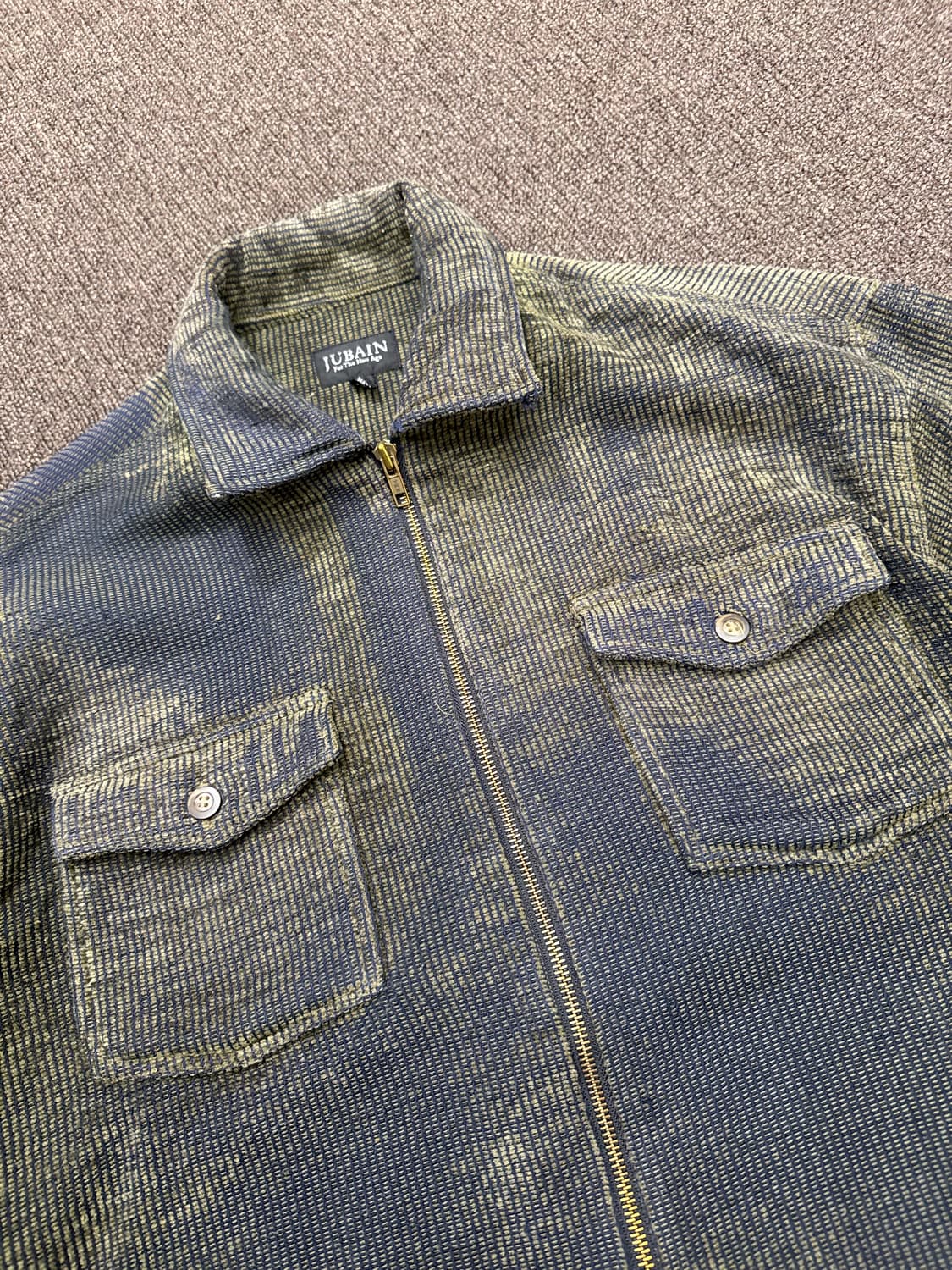 L)JUBAIN 빈티지 코듀로이 셔츠 집업 자켓 상품이미지3