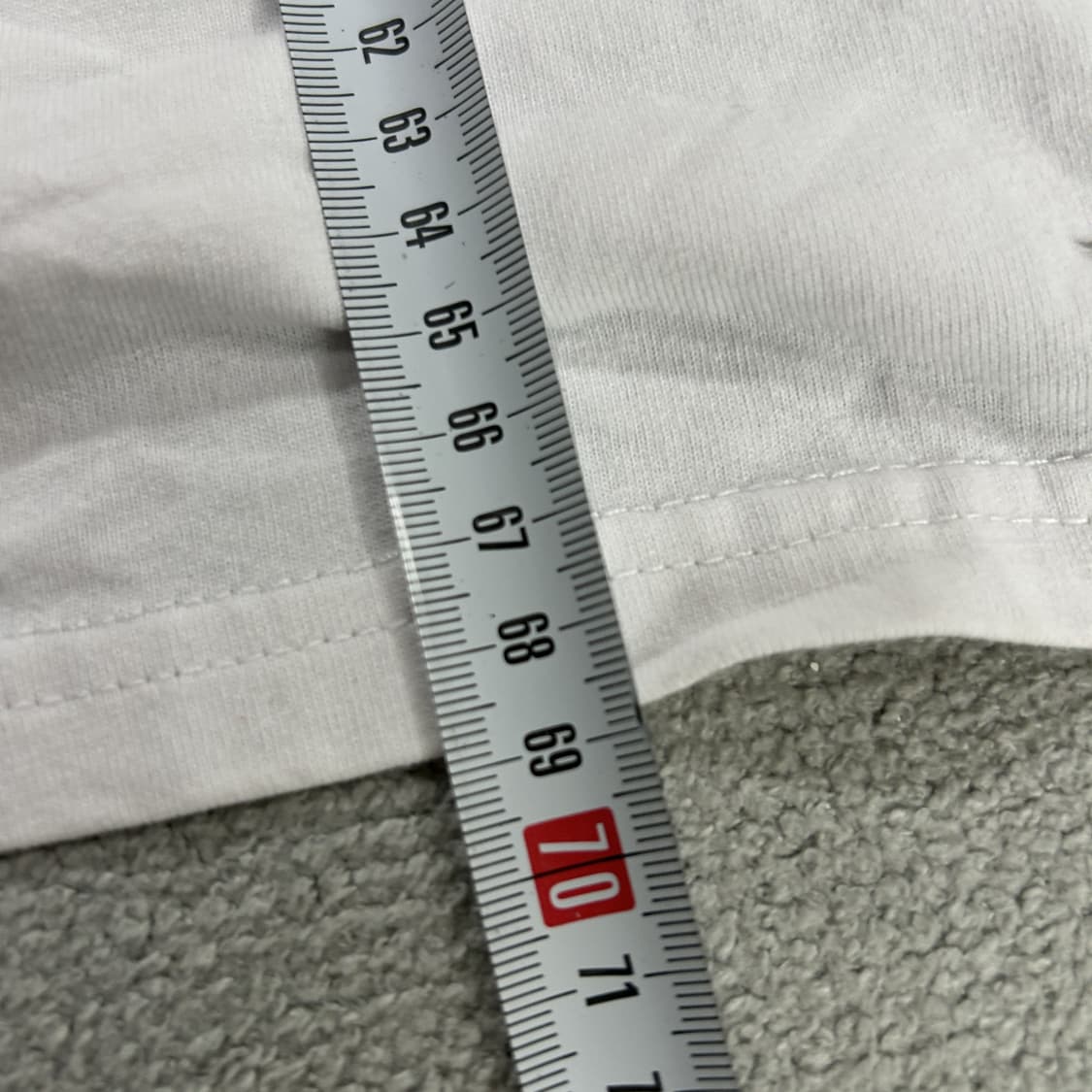 NP 화이트 반팔 티셔츠 XL 상품이미지6