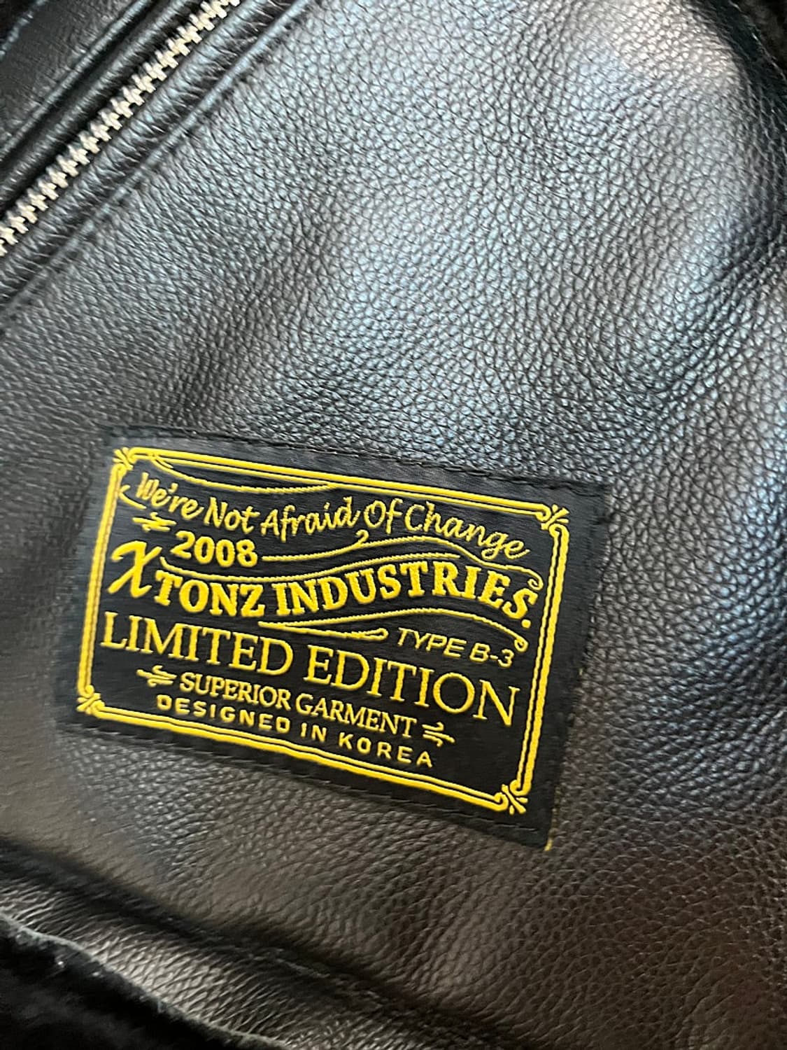 100) 엑스톤즈 B-3 양가죽 무스탕  상품이미지5