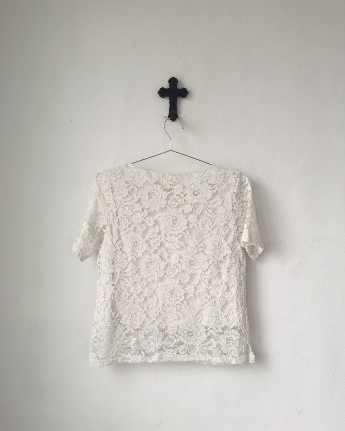 Flower pattern lace top 상품이미지3