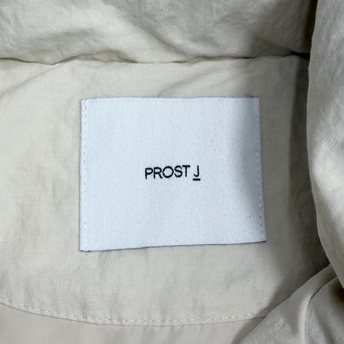 PROST J 구스다운 후드 숏 푸퍼 크림 F 상품이미지4