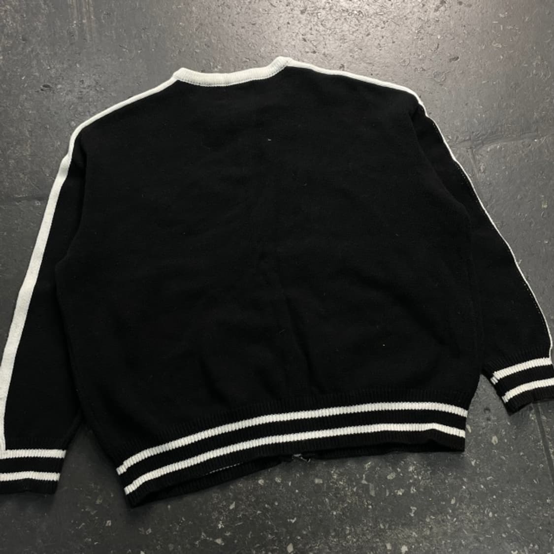 100 엑스톤즈 스포티 라운드 니트집업 상품이미지5