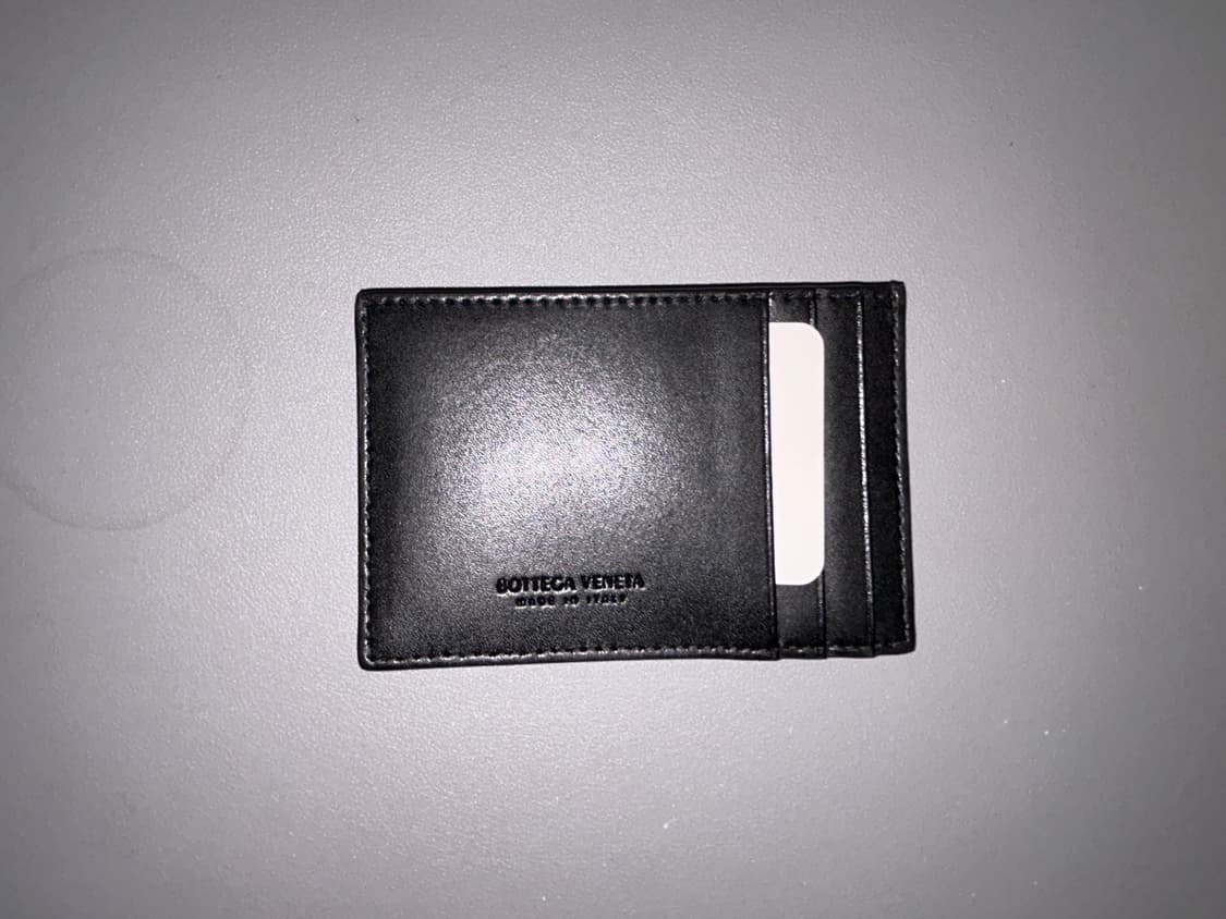 보테가 베네타 카세트 카드지갑 (블랙 Black) 상품이미지2