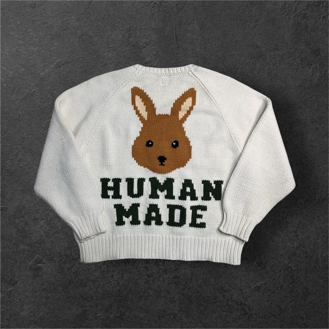 Human Made 휴먼메이드 니트 스웨터 래빗 아이보리s 상품이미지1