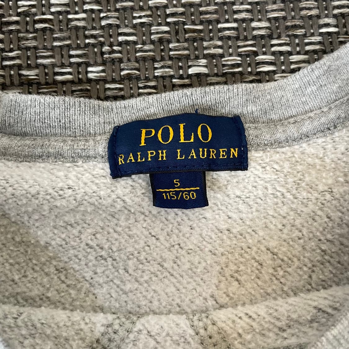 키즈 폴로랄프로렌 그레이 약기모 맨투맨 (5) 상품이미지4