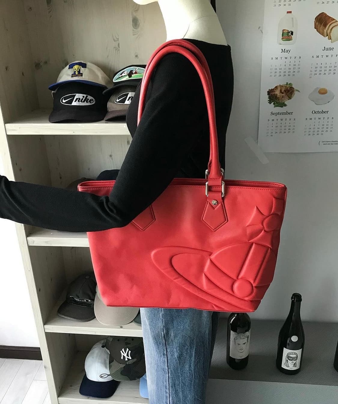 비비안웨스트우드 레더 숄더백 상품이미지1
