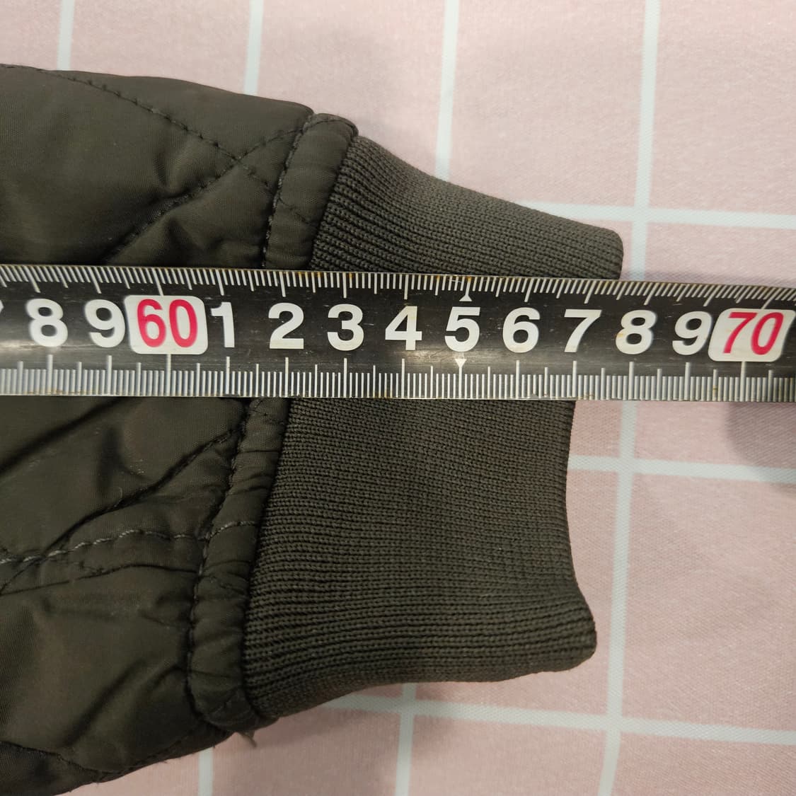 자라 맨 퀼팅 봄버 재킷 올리브 L 상품이미지8