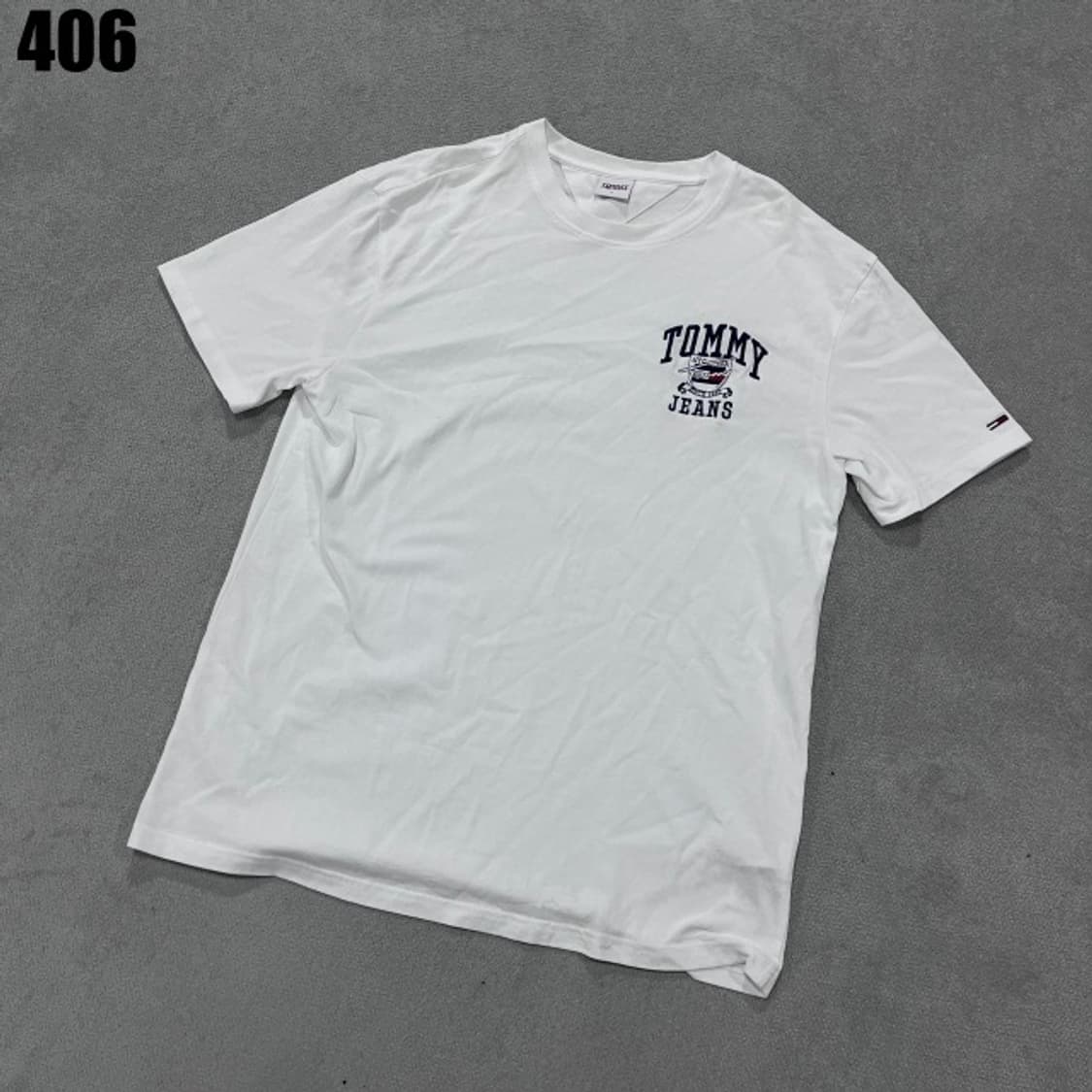 타미 진스 화이트 반팔티 상품이미지1