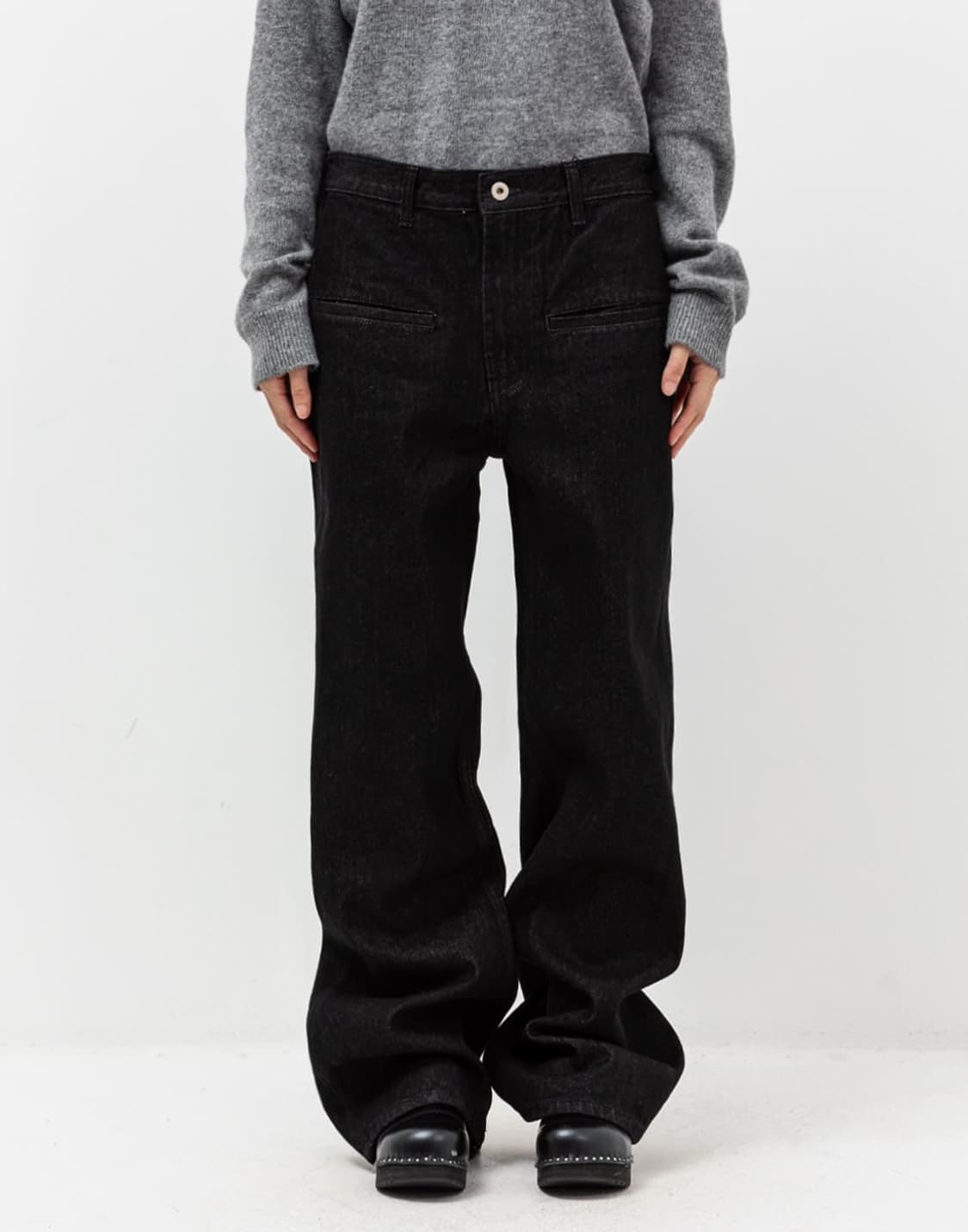 Aieul Aryal Jeans black 46 상품이미지1