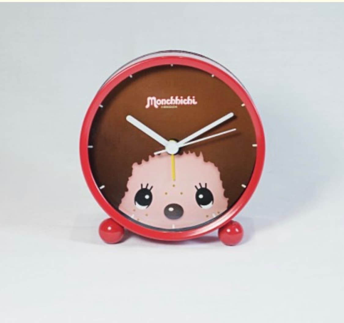 몬치치 레드 탁상 시계 상품이미지1