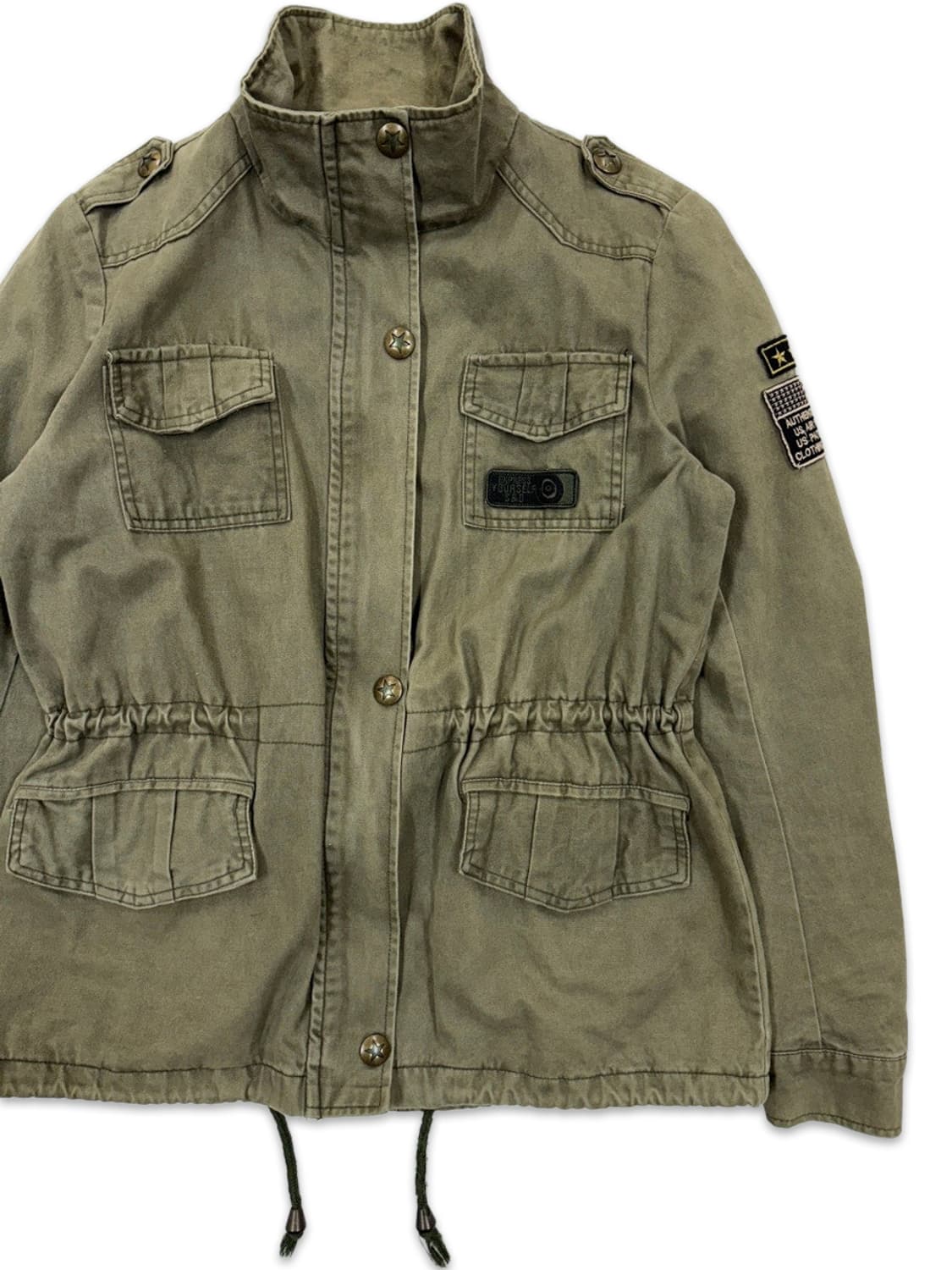 빈티지 TRES BIEN 카키 밀리터리 야상 자켓 상품이미지2